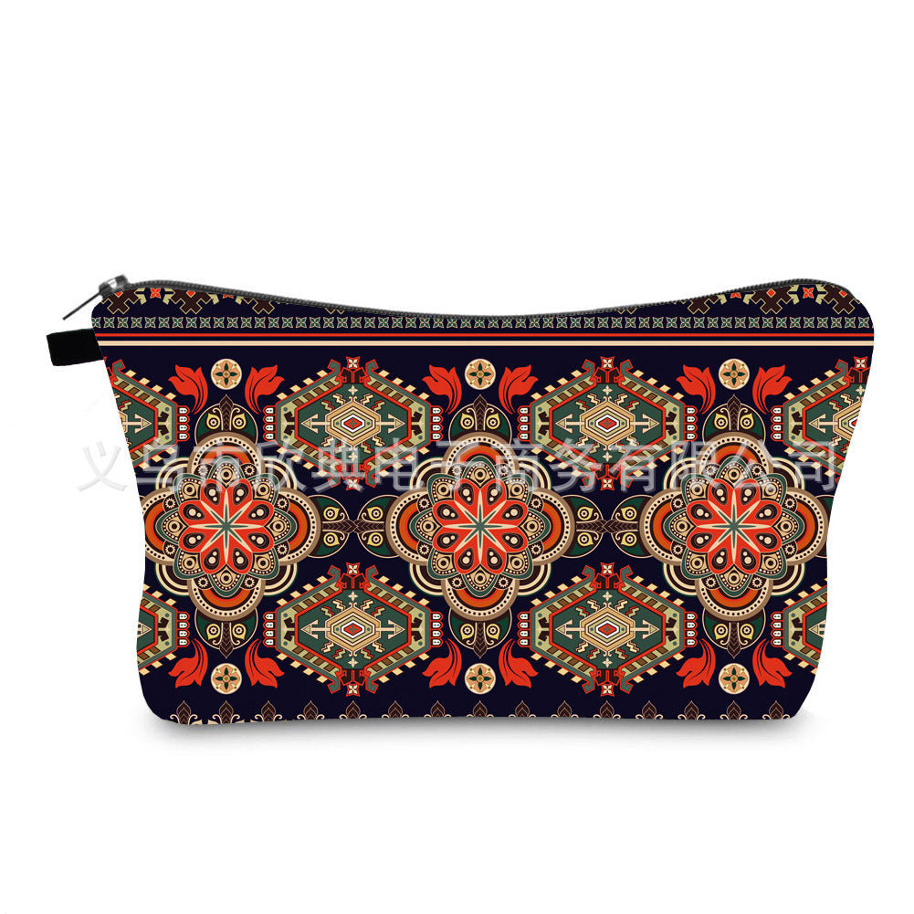 Wholesale Polyester Datura Printed Storage Bag